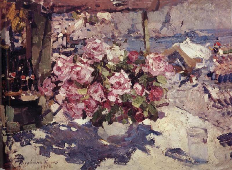Konstantin Korovin Rose oil painting image